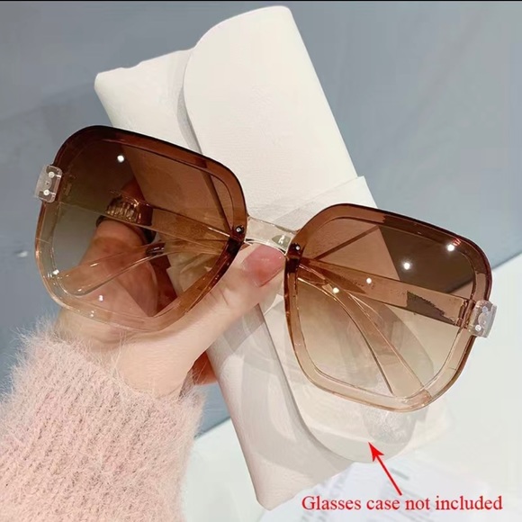Accessories - Brown Oversized Sunglasses